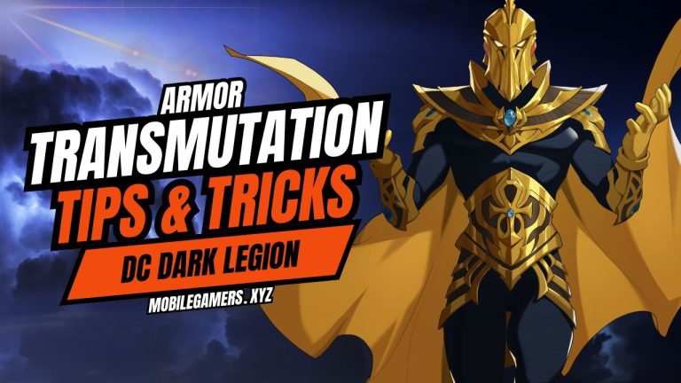 Armor Transmutation Guide DC Dark Legion